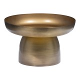 BOWL ON FOOT METAL BRASS LEE